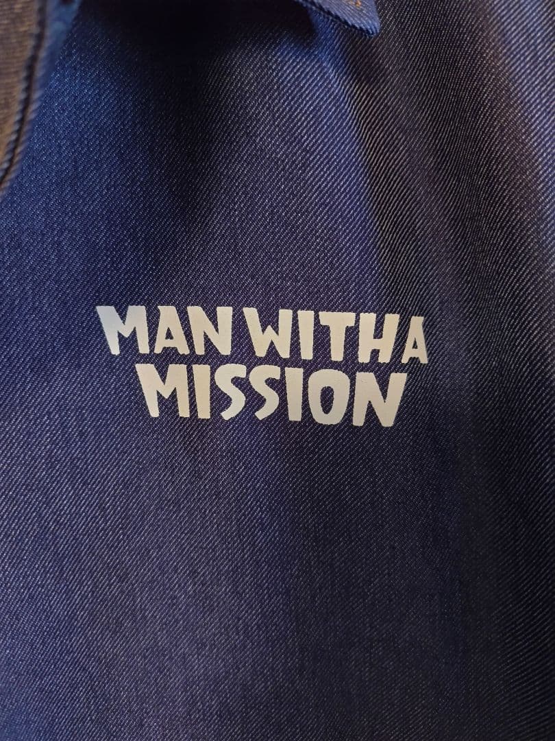 MAN WITH A MISSION デニム風コーチジャケット XLサイズ