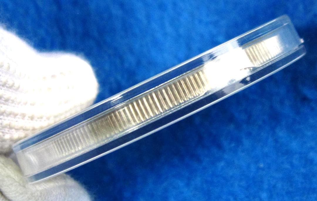 1987年 オマーン WWF25周年記念 2．5リアル プルーフ銀貨