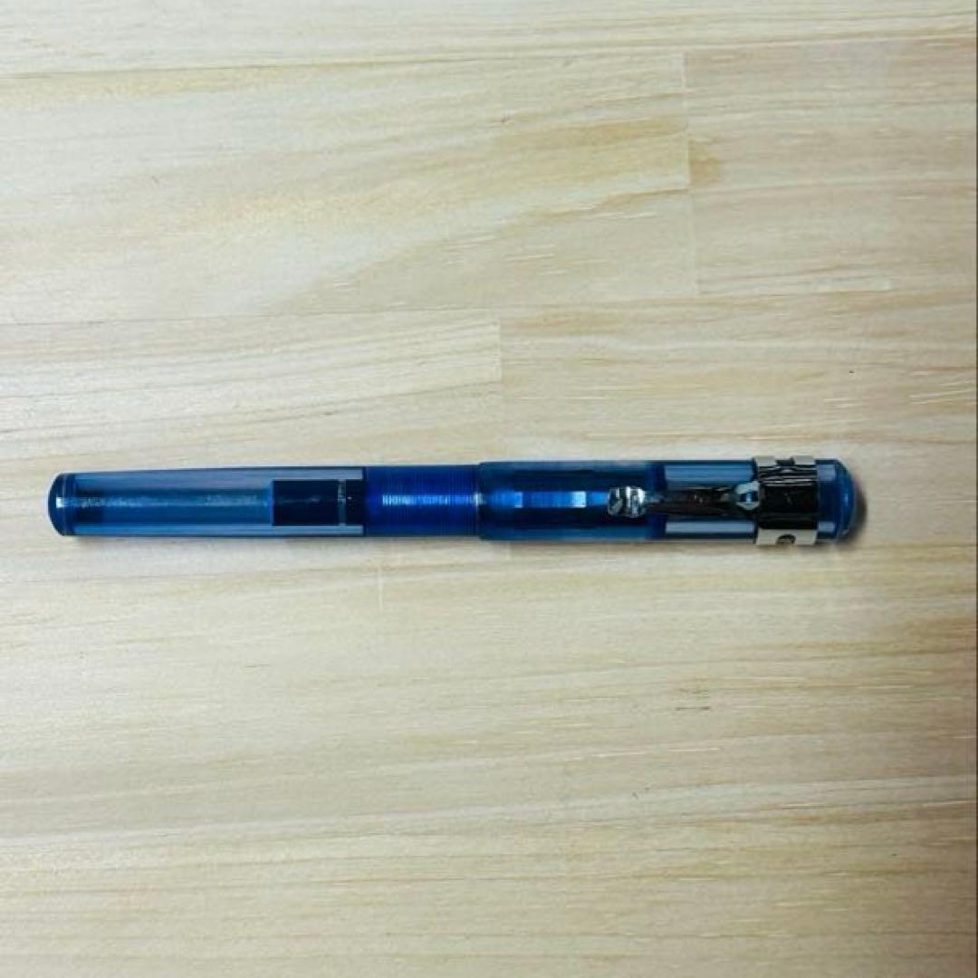 銀座 五十音 ミミック ブルーベリー ショート軸 鉛筆補助軸 万年筆風