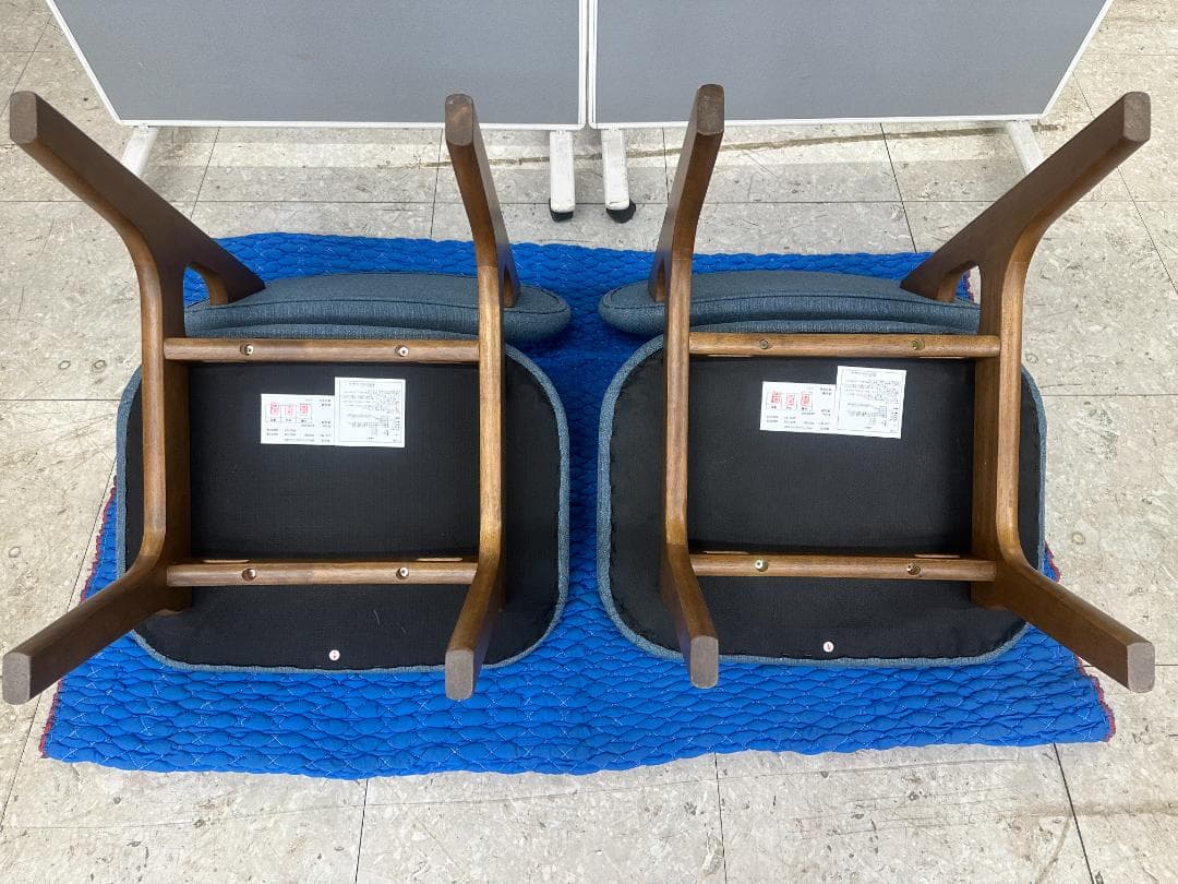 ニトリ ダイニングテーブルセット イス2脚 リラックスワイド ブラウン