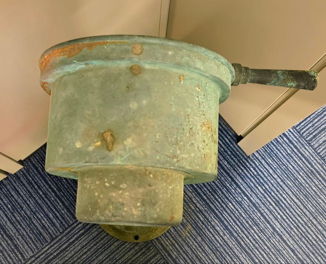 アンティーク 真鍮 エンジン 船舶 トランスメーター（実際に使用され