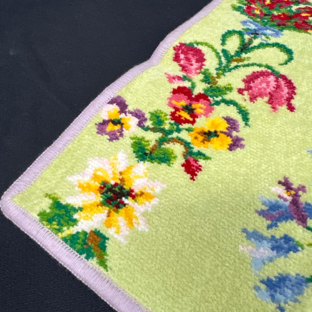 ◇224-51 フェイラー タオル ハンカチ 2枚まとめ 花柄