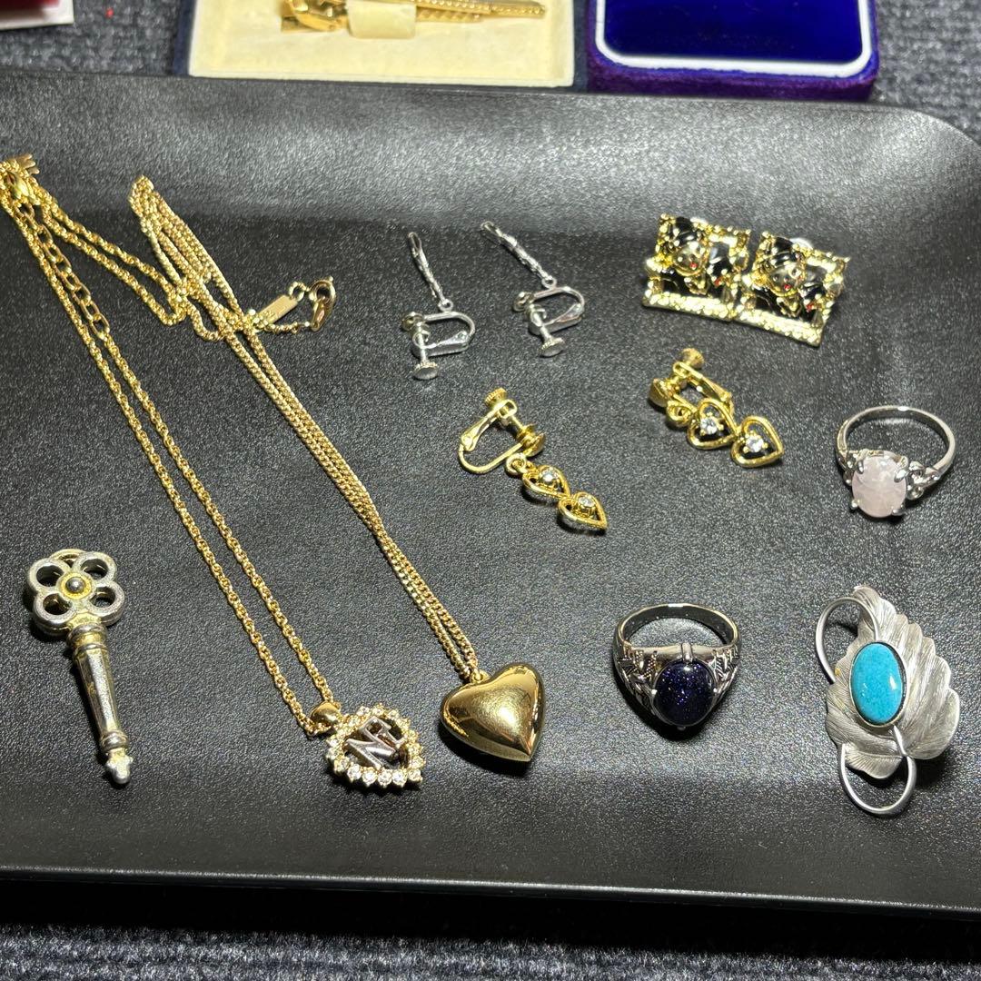 (*石様 遺品整理 ネックレス リング 指輪 イヤリング Pt1000 k10