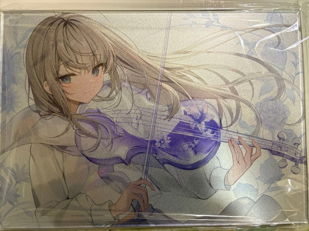 絵師100人展14 アクリルアートプレート 「音にのせて」