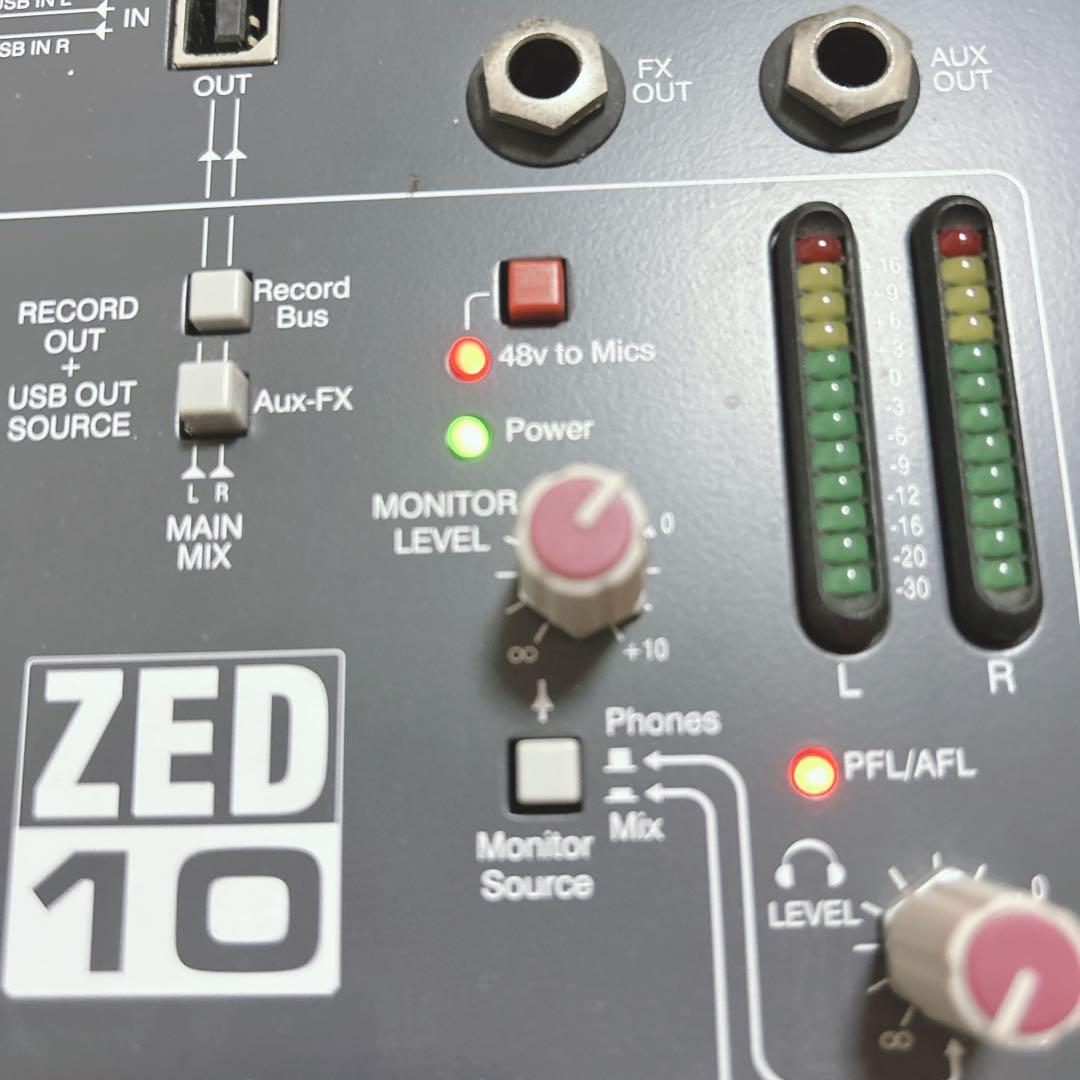 【ジャンク】　通電OK ALLEN&HEATH ZED-10 パーツ取り