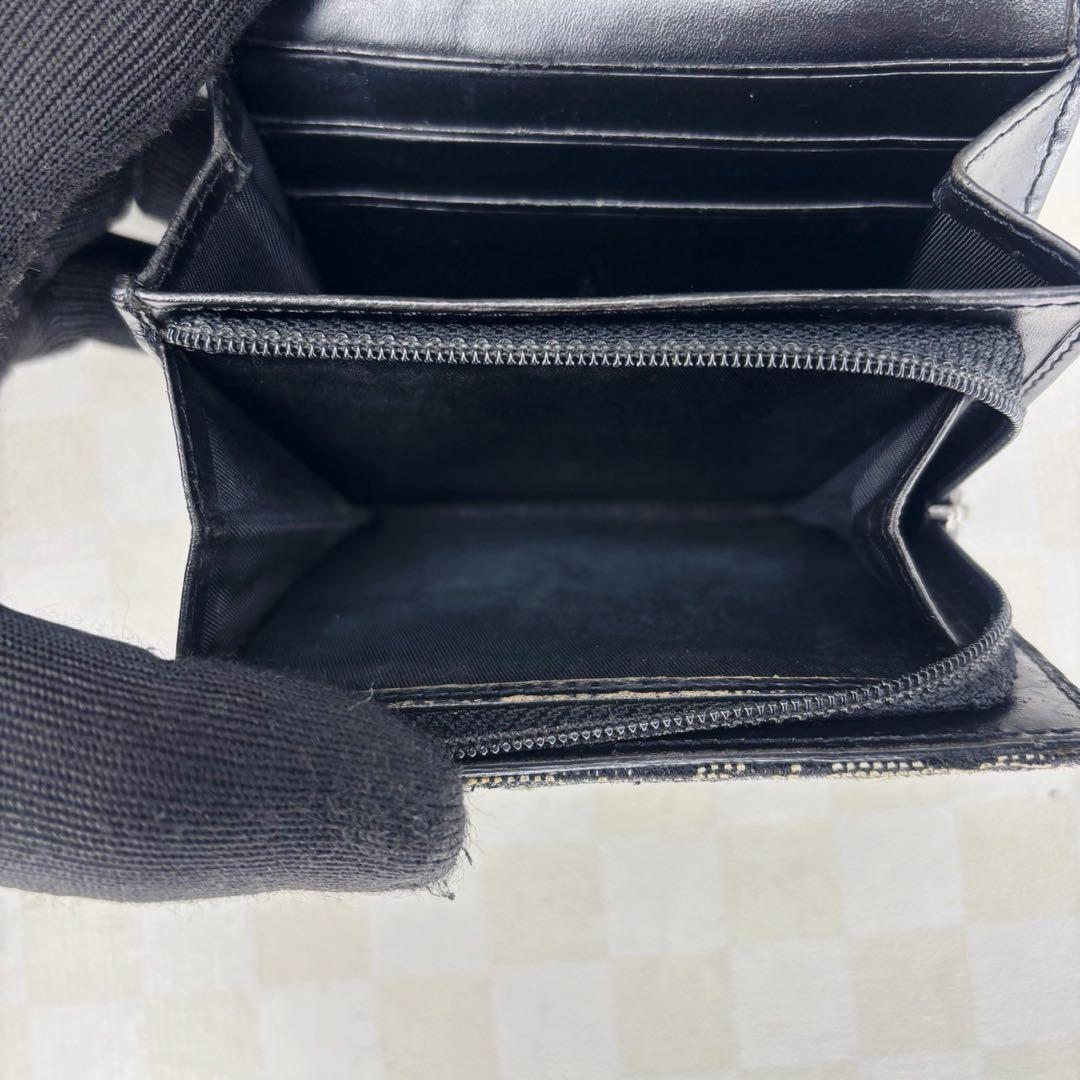 極美品　Dior ディオール　二つ折り財布　コンパクトウォレット　M28