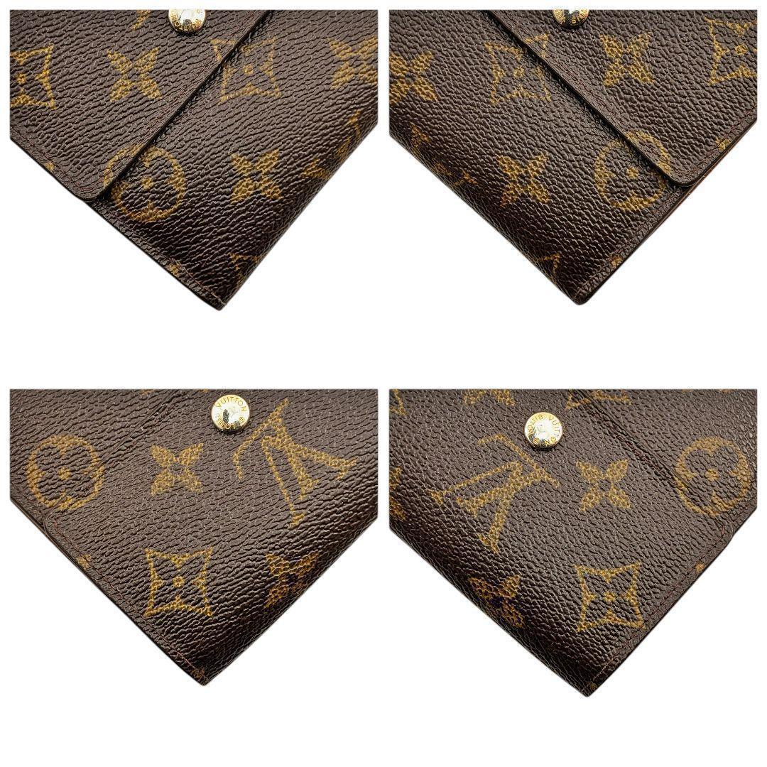 良品 ルイヴィトン モノグラム ポルトフォイユ エリーズ 964