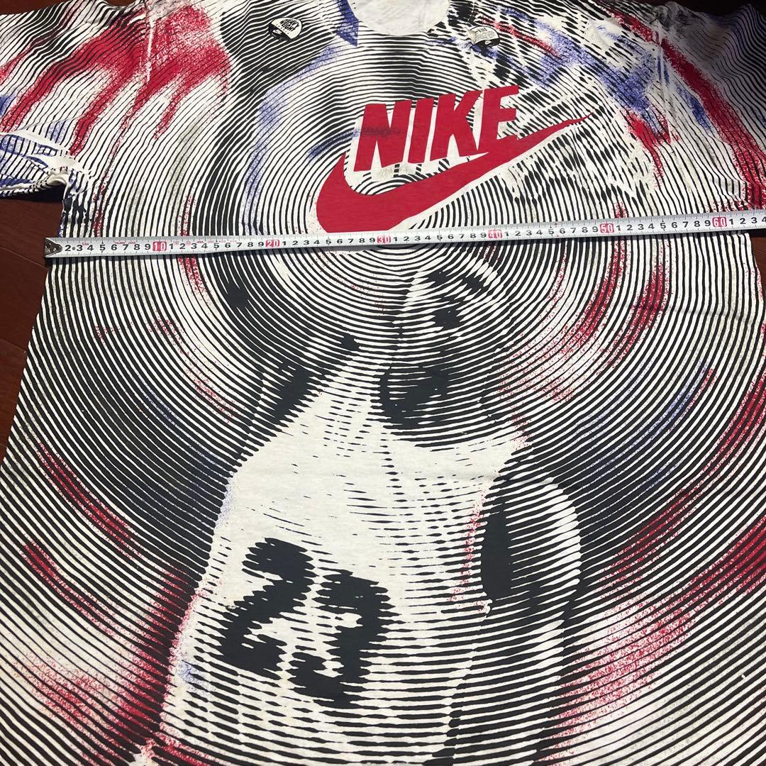 Nike 1991 USA製 Jordan ジョーダン 総柄 Tシャツ XL