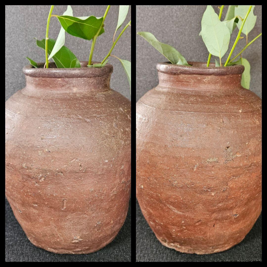 江戸時代前期】【古信楽】壺 大壺 種壺 花入れ 花生け 茶道具 茶器