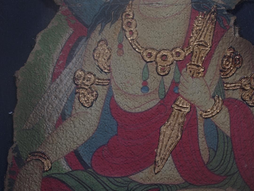 中国の壁画 戦時のもの 人物図 貴重品 古美術 AK1885A7-2