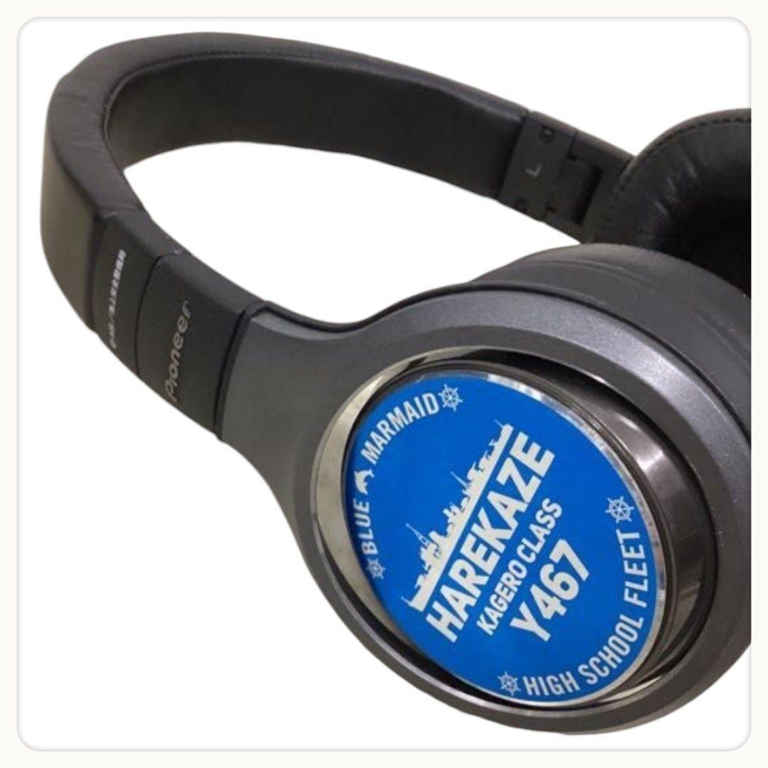 美品】パイオニア ハイスクールフリート ヘッドホン ブラック ブルー