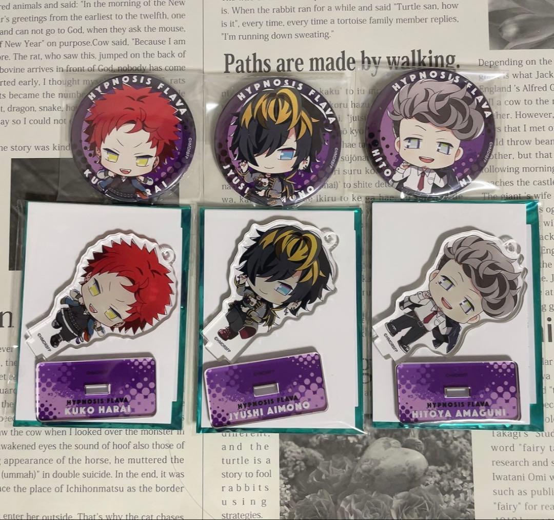 ヒプノシスマイク 空却 十四 獄 缶バッジ Flava HYPED-UP