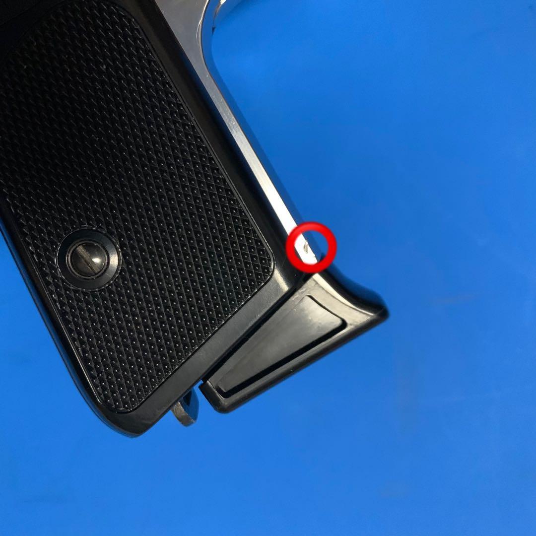 ⭕️美品★マルシン ワルサーPPK シルバー樹脂製 STGA規格 未発火モデルガン