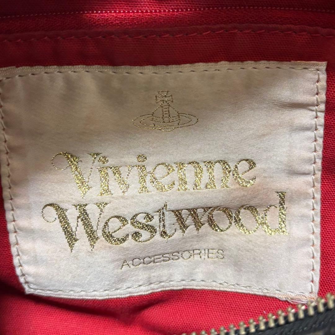 【美品】 ヴィヴィアンウエストウッド ショルダーバッグ レザー 黒 オーブ