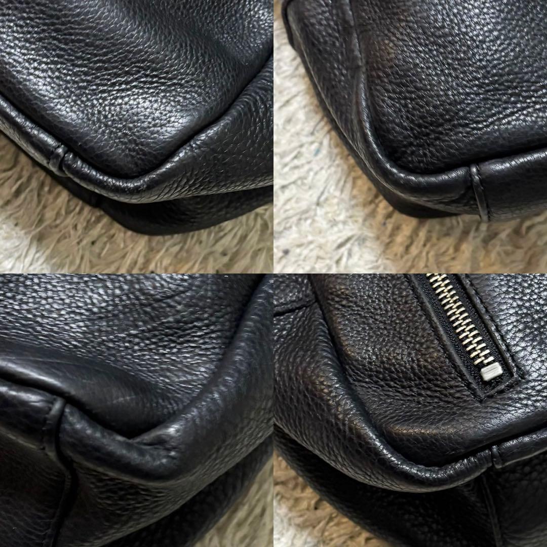 【美品】 ヴィヴィアンウエストウッド ショルダーバッグ レザー 黒 オーブ