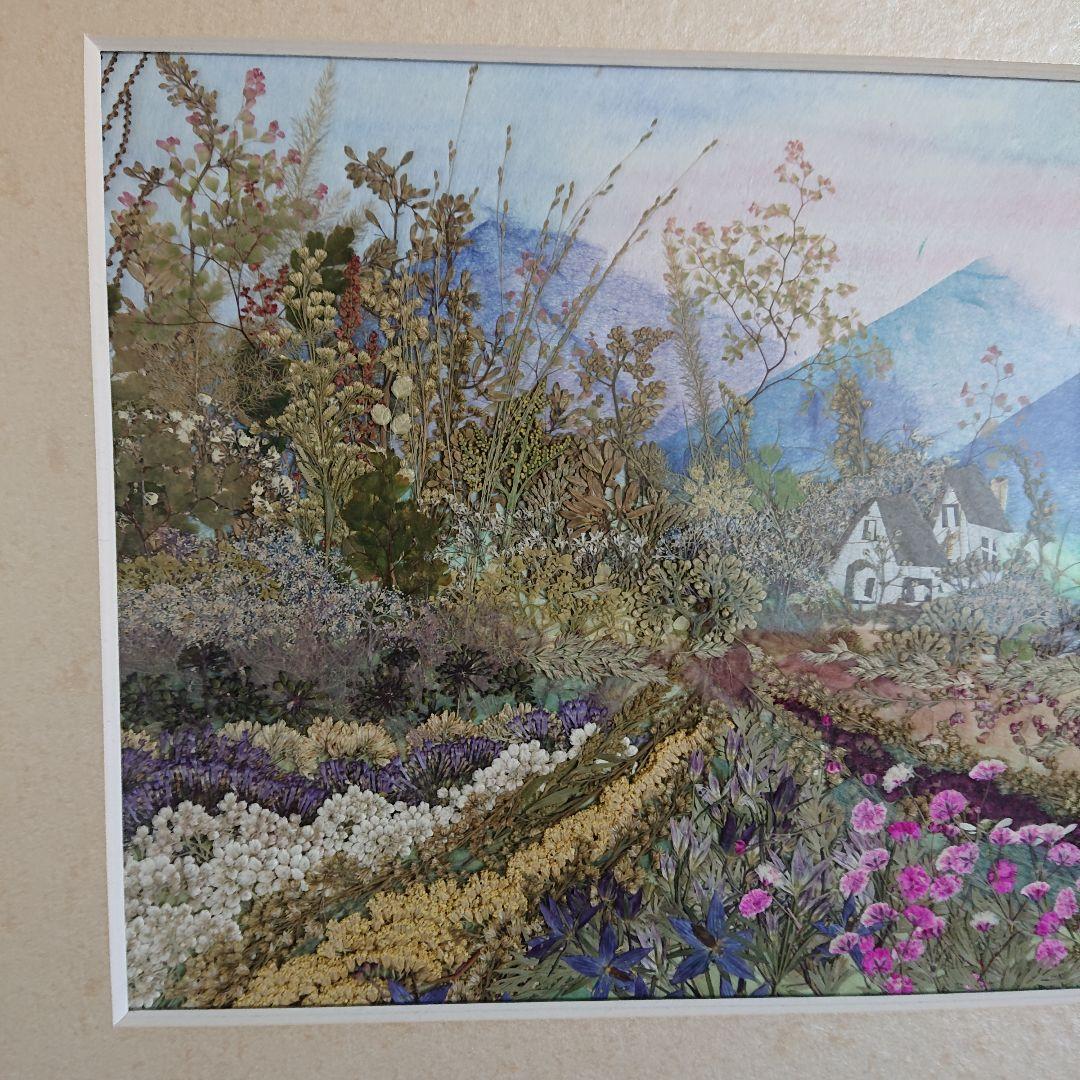 ハンドメイド 押し花 額 ふしぎな花倶楽部