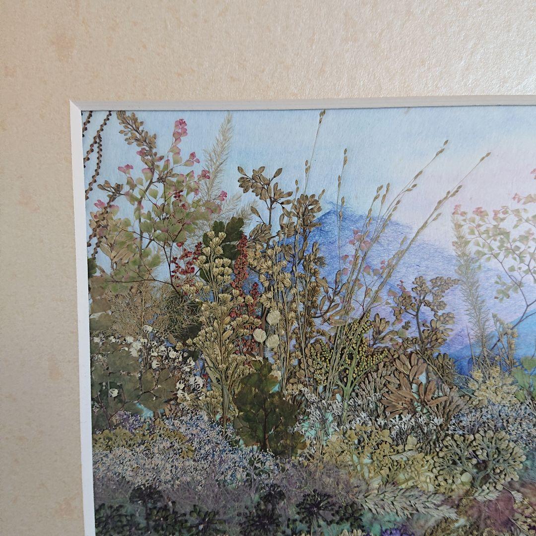 ハンドメイド 押し花 額 ふしぎな花倶楽部