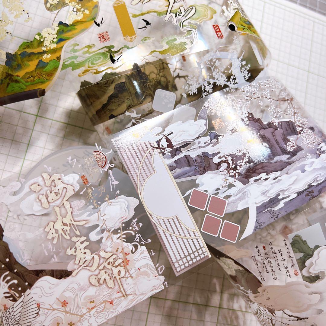 M089】 海外マステ(PETテープ) 1ループ約150cm おすそ分け - メルカリ