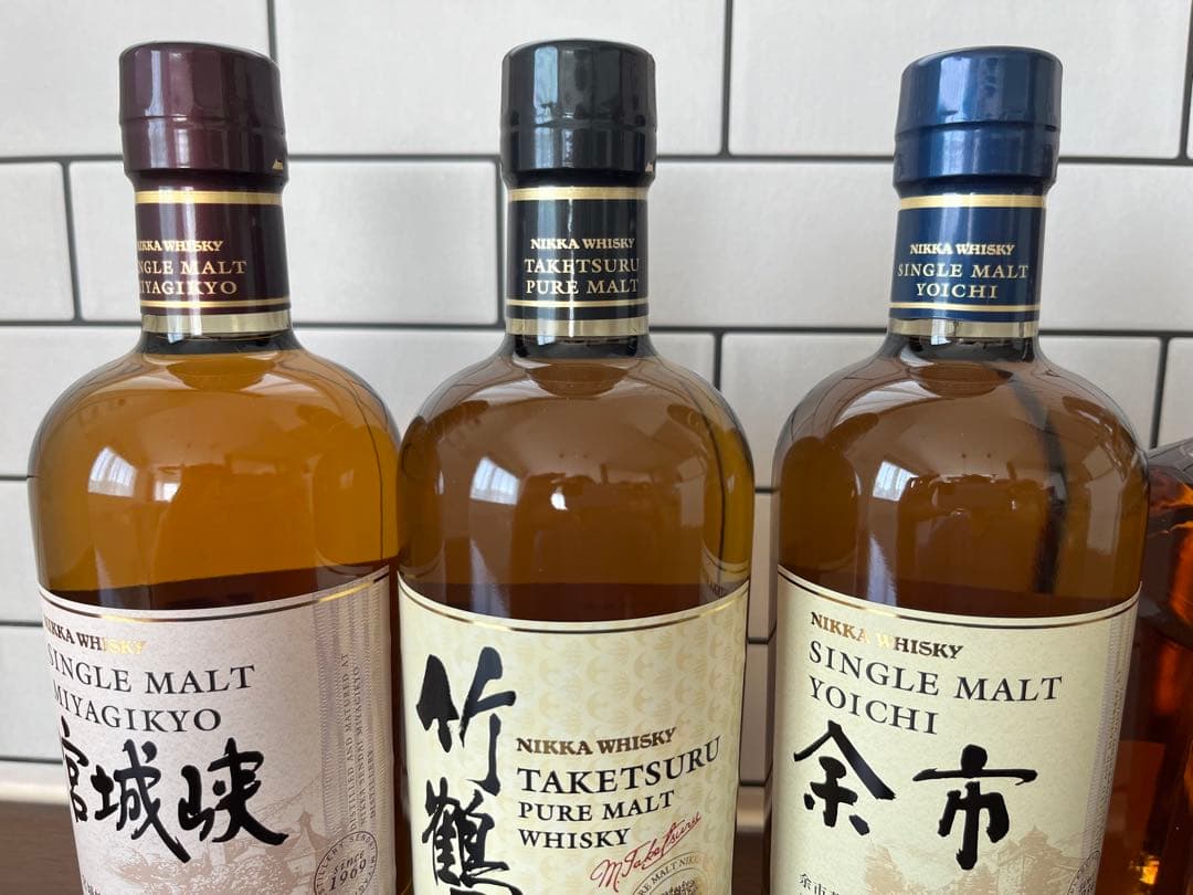 定価以下！NIKKAウイスキー5本セット（余市、竹鶴、宮城峡、ザニッカ×2）