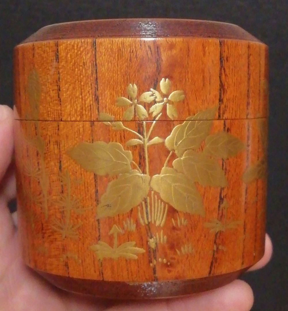 荒井正春作 欅 吹雪 春ノ野 蒔絵 棗 共箱 茶道具 - メルカリ