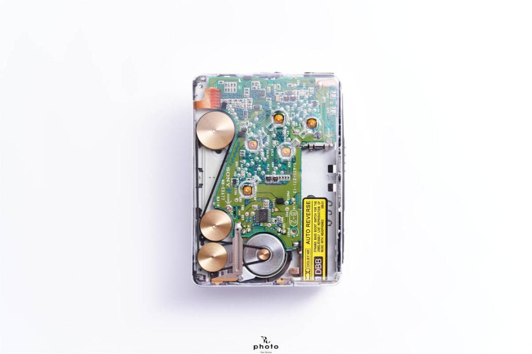 SONY WALKMAN 透明外装 真鍮製フライホイール WM-EX677