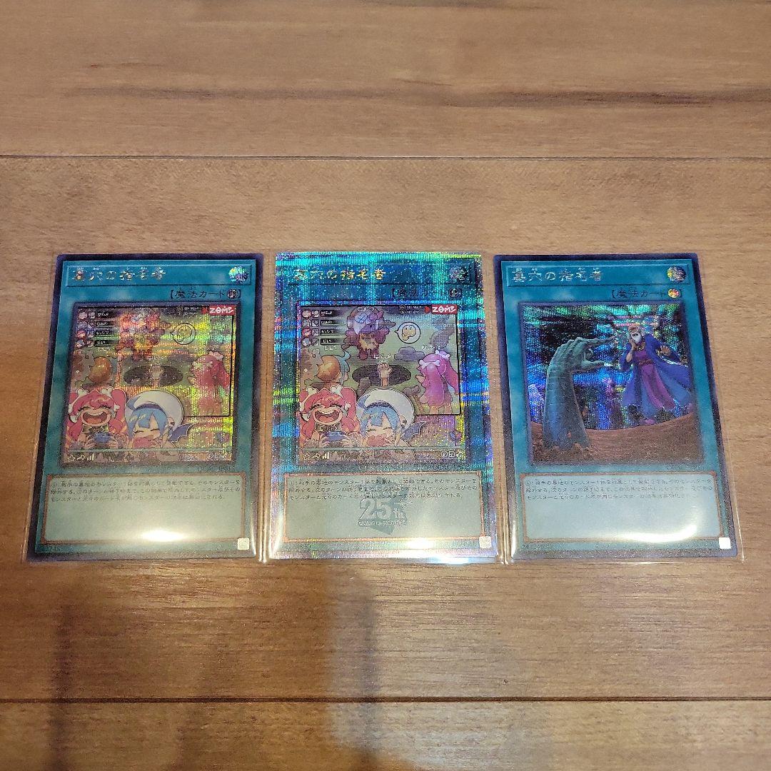 遊戯王墓穴の指名者25thシークレット絵違いアートコレクション2枚