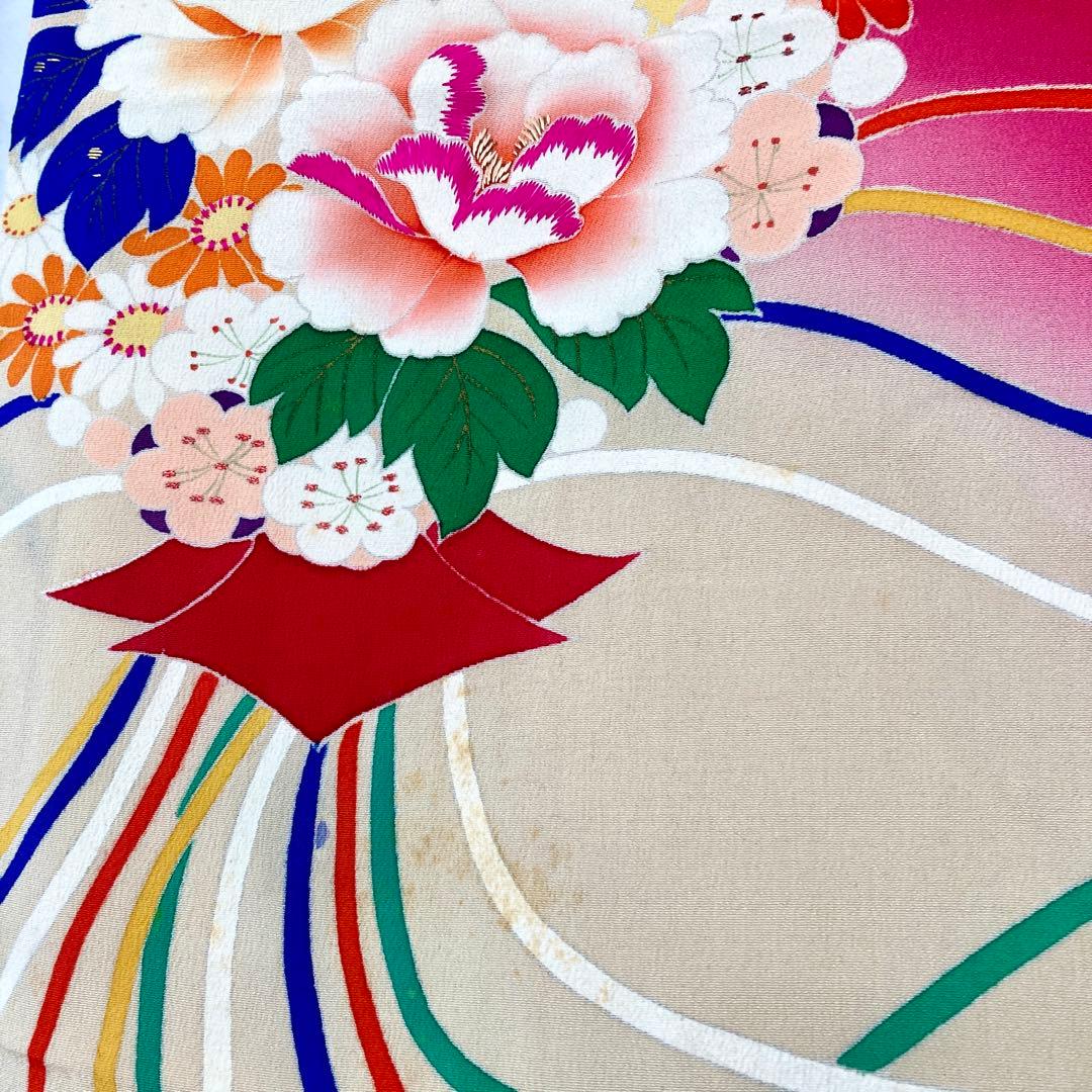 アンティーク　女の子　子供着物　七五三　アンティーク着物　NO26