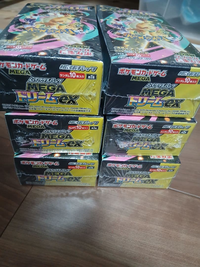 メガドリームex 6BOX　シュリンクつき