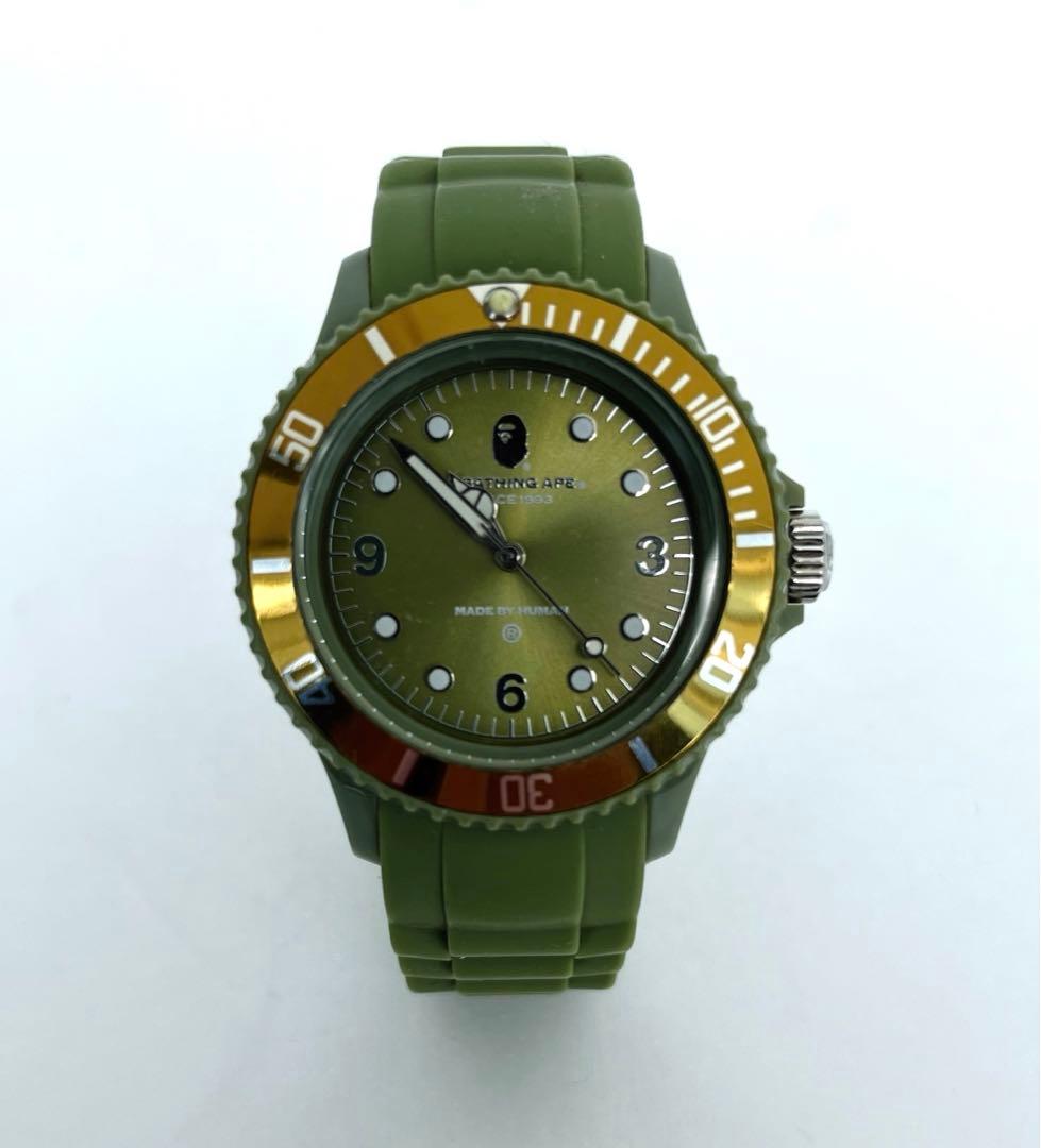 FROMJAPAN様売約済　A BATHING APE 時計 ラバーバンド