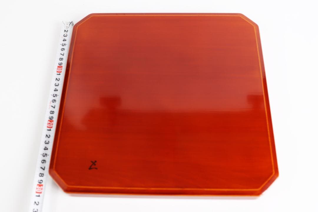 飛騨春慶塗 四方膳 懐石膳 隅切四方膳 五枚　茶道具