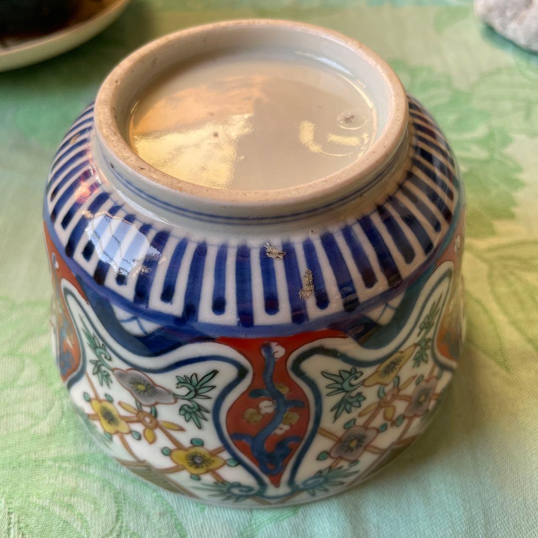 古伊万里 金彩 色絵 染付 深鉢