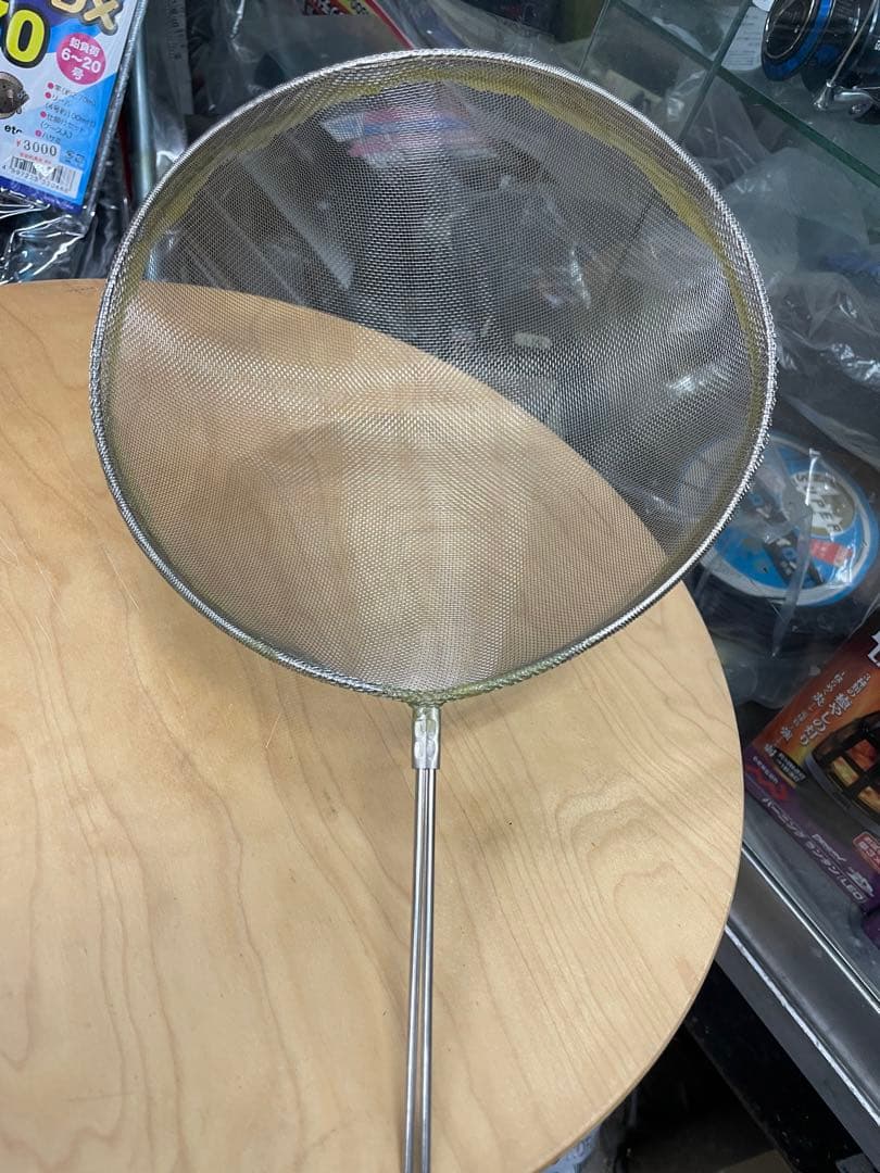 大人気　シラスウナギ　ステンレス　タモ網