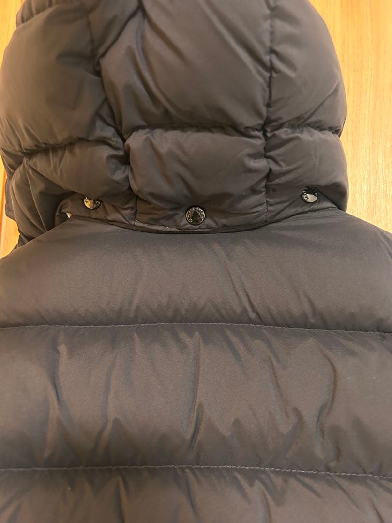 MONCLER ブラック　ベビーダウンコート　ハンガー付