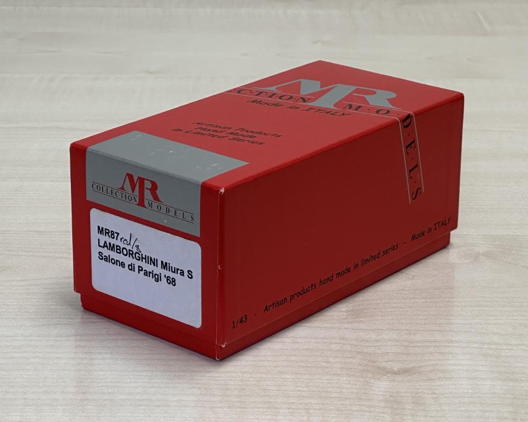 新品未展示 1/43 MR コレクション ランボルギーニ ミウラ S レッド