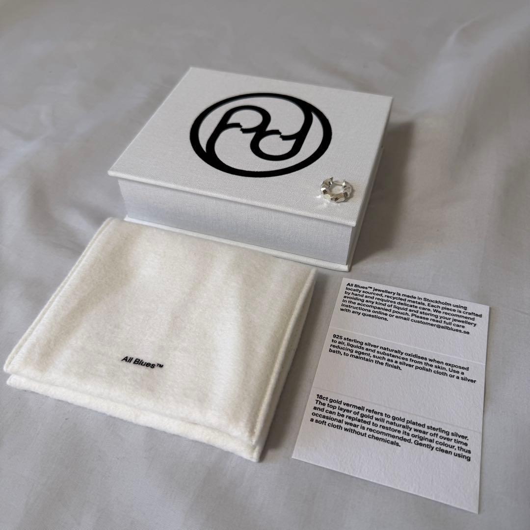 定価3.3万】All Blues Almost ピアス シルバー シングル M 定価3.3万