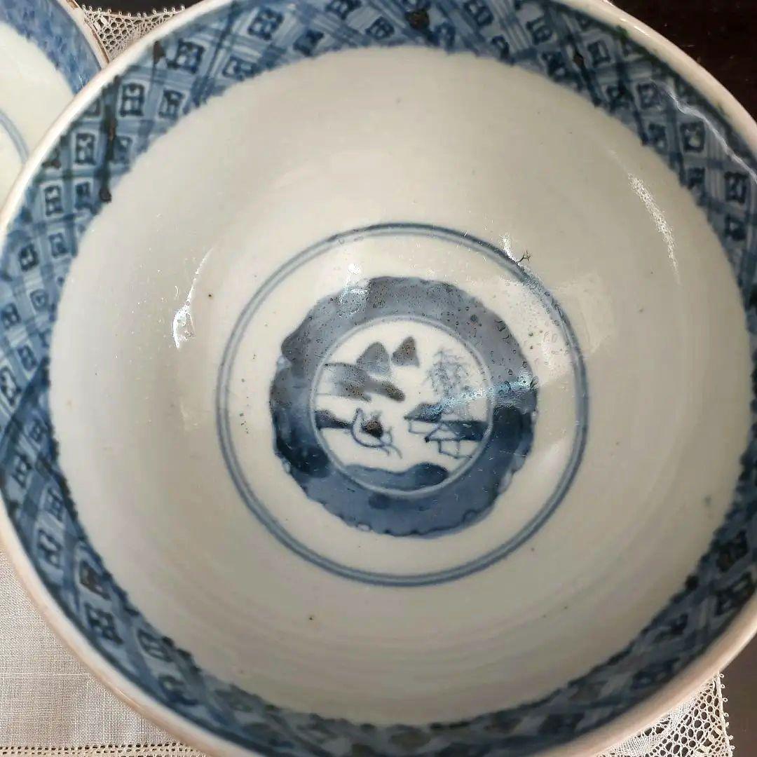 冨長貴春　蓋物2客　蓋付き茶碗 お茶碗 吸物碗 飯碗 アンティーク 骨董