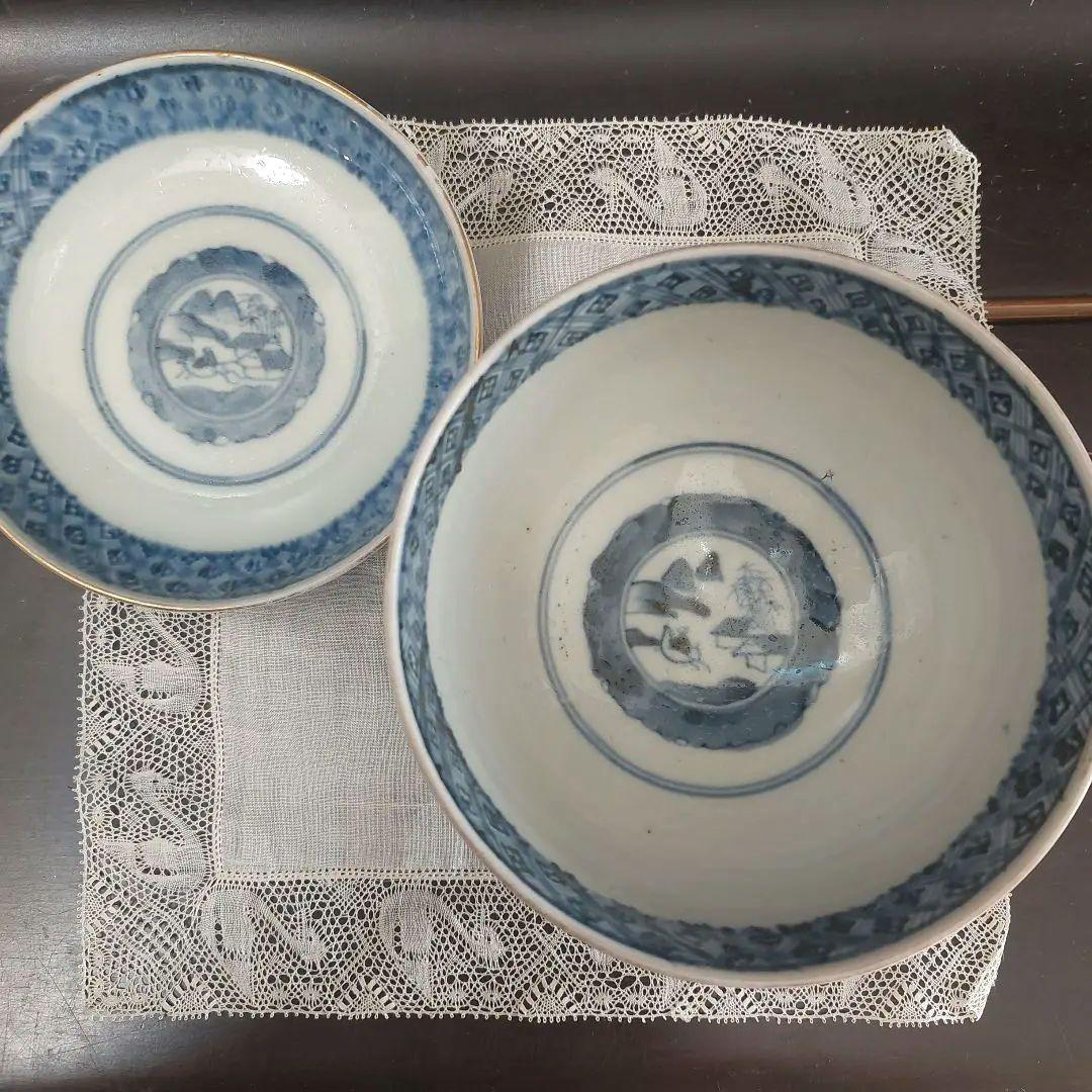 冨長貴春　蓋物2客　蓋付き茶碗 お茶碗 吸物碗 飯碗 アンティーク 骨董