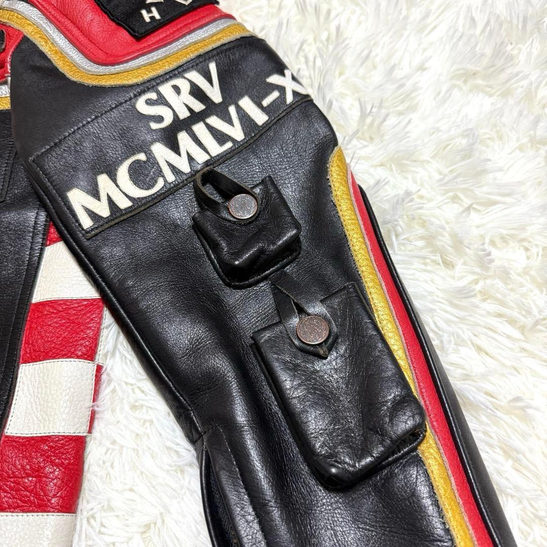 激レア⭐️ハーレーダビッドソン & マルボロマン 革ジャン ライダース 刺繍