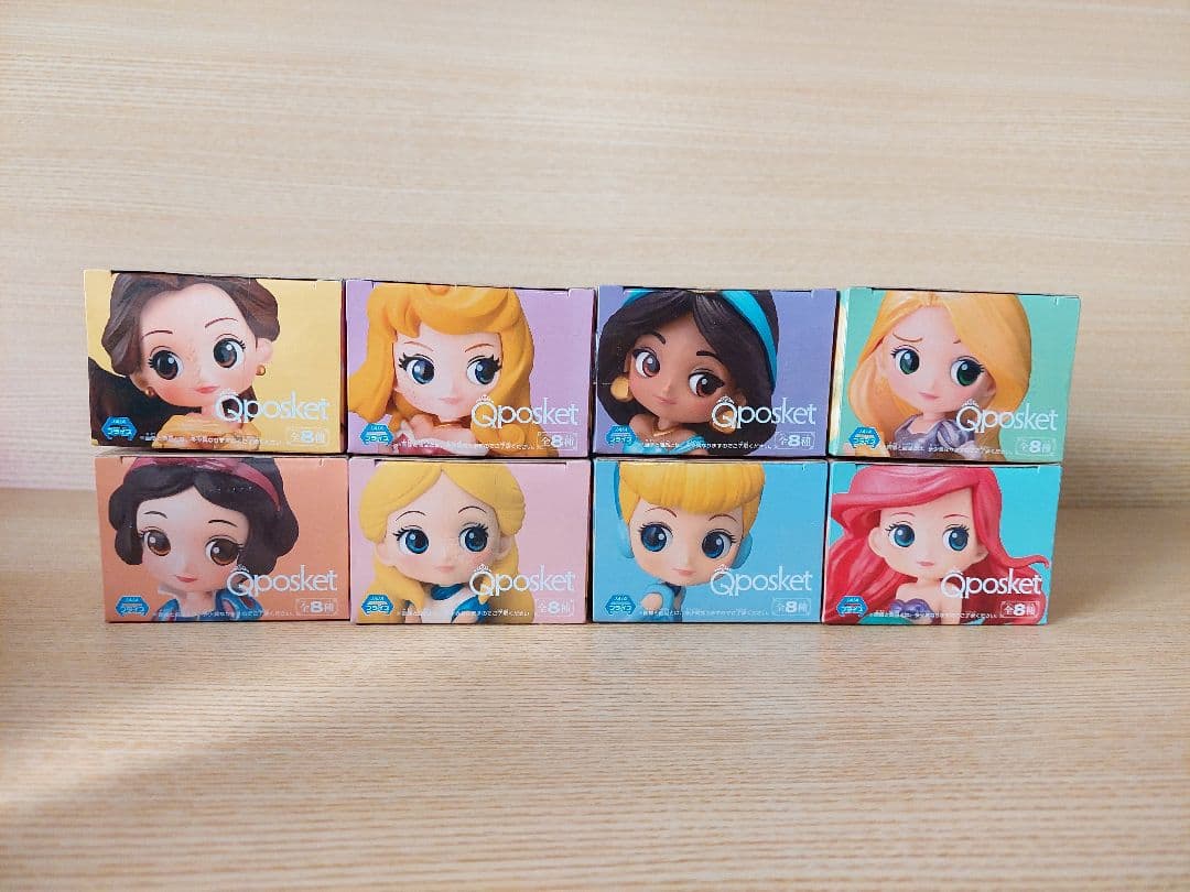 Qposket petit　ディズニープリンセス 8体セット