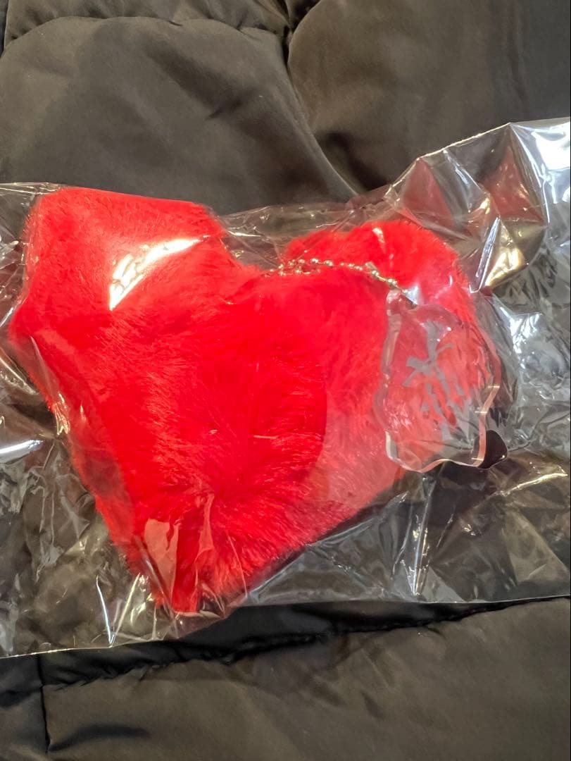 HANA FC 新規入会特典 オリジナルハートファーキーホルダー 花 非売品