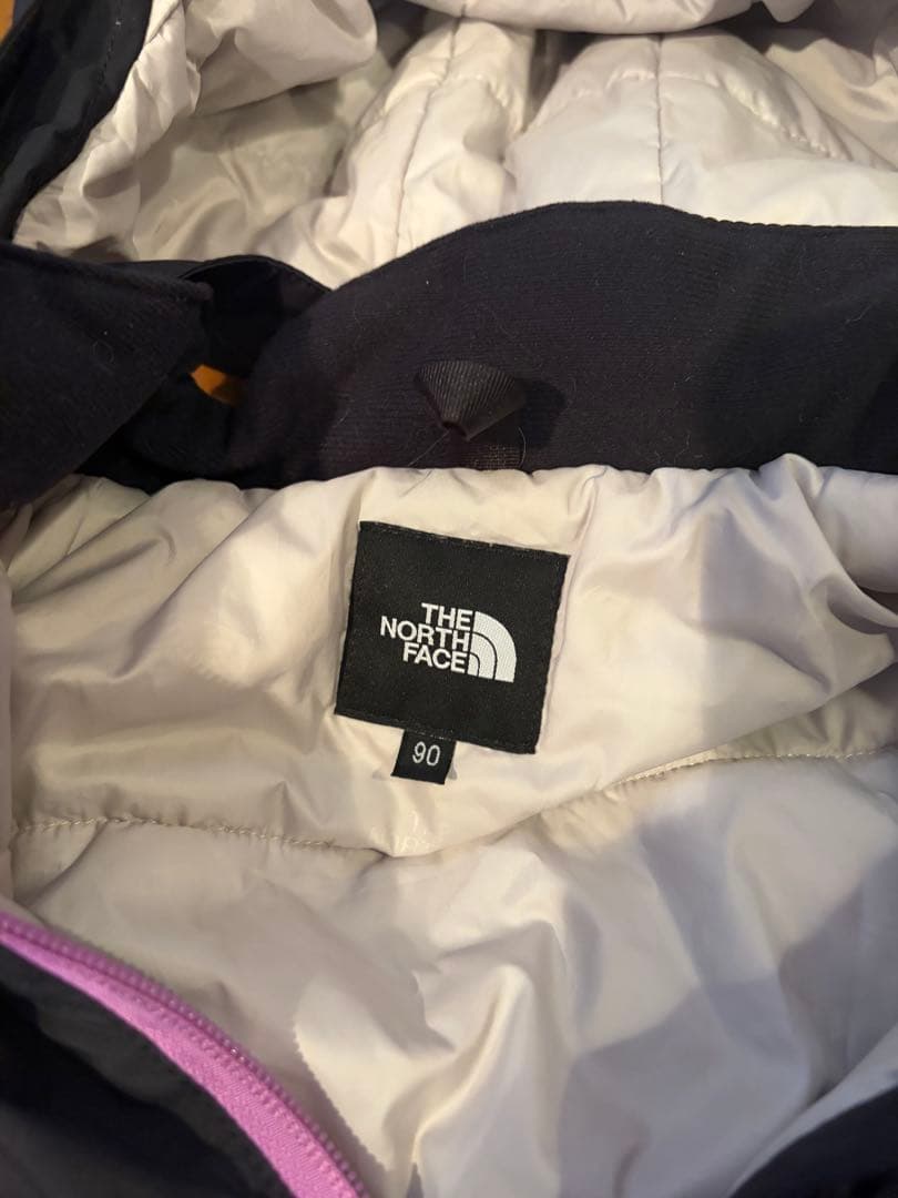THE NORTH FACE スノーウェア 90cm ラベンダー ジャンプスーツ