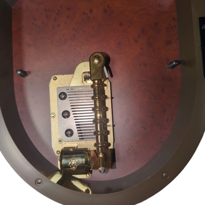 美品　RHYTHM　掛け時計　オルゴール　4MH730RN　リズム　からくり時計