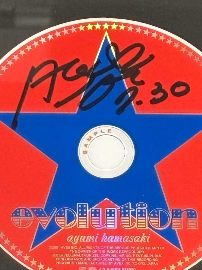100%本物】浜崎あゆみ/evolution直筆サイン入 サンプルCD最終価格