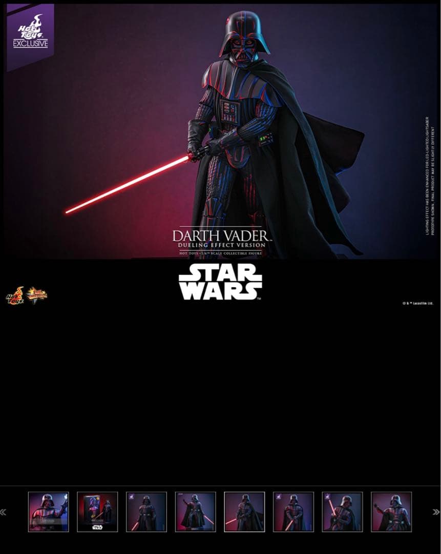 SF・ファンタジー・ホラー Hot Toys Darth Vader Dueling Effect Ver.
