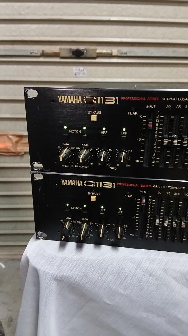 YAMAHA Q1131 グラフィックイコライザー2台セット②