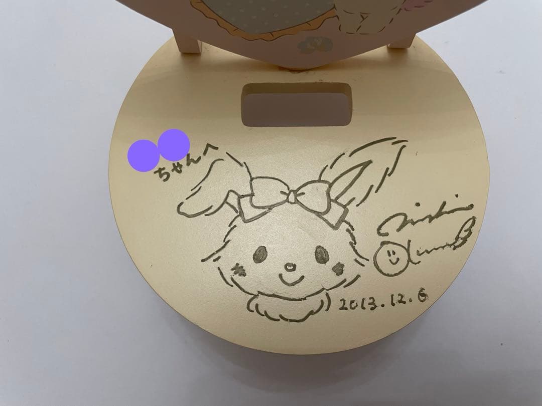 ウィッシュミーメル モバイルスタンド 奥村心雪さん 直筆サイン