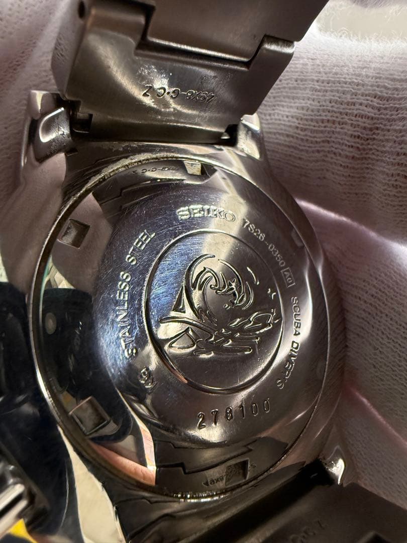 ｓ*ｅ様 【SEIKO】7S26-0350自動巻き ダイバーズウォッチ 稼働 大