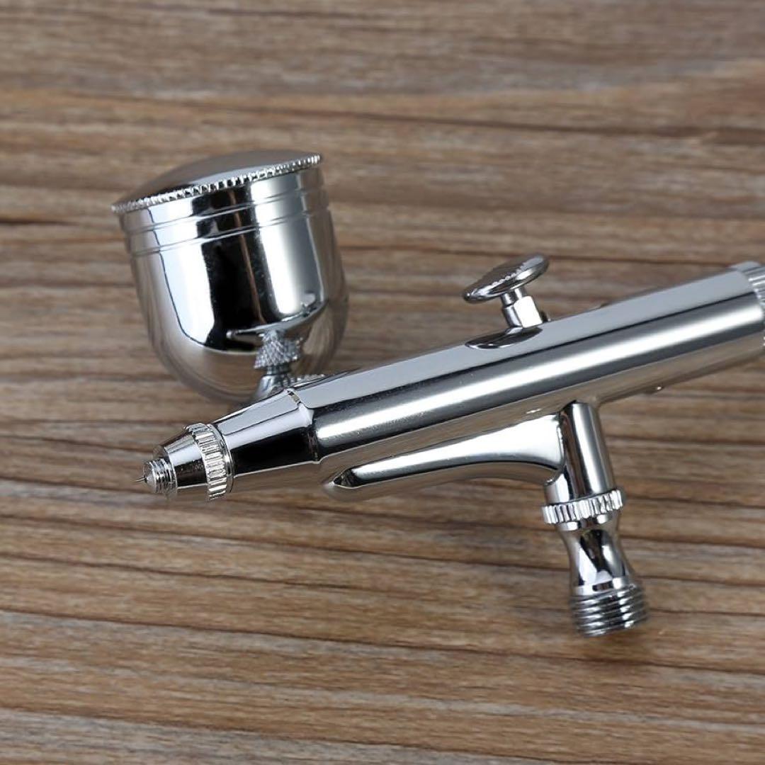 エアブラシキット 重力フィードデュアルアクションエアブラシキット ニードル