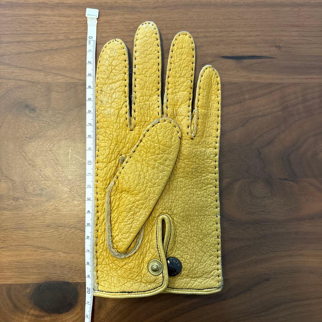 DENTS ペッカリーグローブ（裏地なし）イギリス製手袋 デンツ