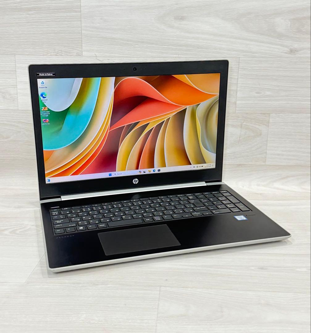 HP ProBookエイチピーノートi5/8GB/256GB+500GBフルHD